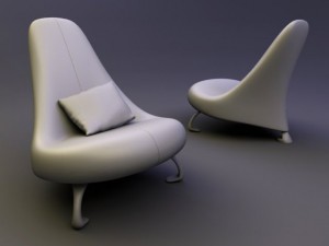 chairs collection 3D Модель