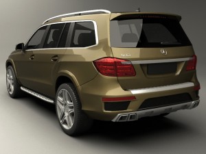 mercedes benz gl 63 Model 3D