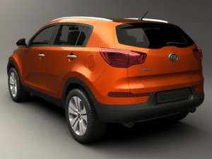 kia sportage 2011 3D-Modell