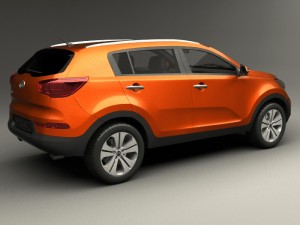 kia sportage 2011 3D-Modell