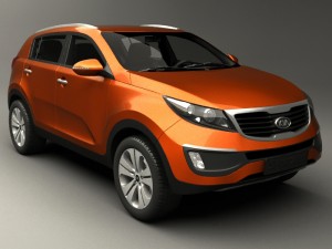 kia sportage 2011 3D-Modell