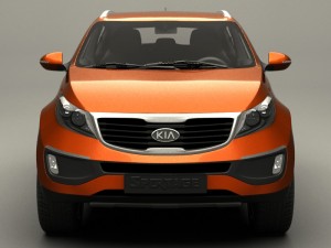 kia sportage 2011 3D-Modell