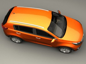 kia sportage 2011 3D-Modell