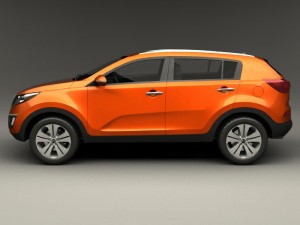 kia sportage 2011 3D-Modell