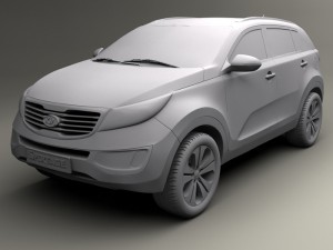 kia sportage 2011 3D-Modell