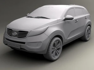 kia sportage 2011 3D Model