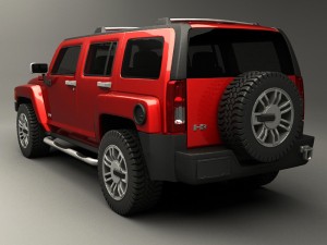 hummer h3 3D Model