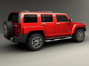 hummer h3 3D Model
