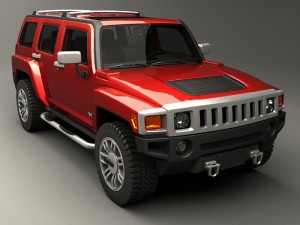 hummer h3 3D Model