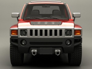 hummer h3 3D Model