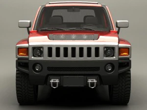 hummer h3 3D Model