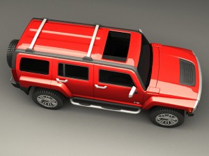 hummer h3 3D Model