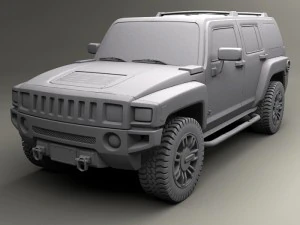 hummer h3 3D Model