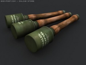 stielhandgranate 24 3D 모델