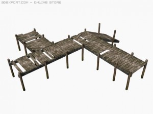 dirty wharf 3D Model