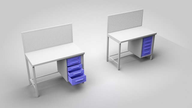 workbench 3D Model .c4d .max .obj .3ds .fbx .stl .blend 