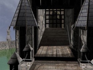 fantasy castle Model 3D