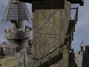 fantasy castle Model 3D