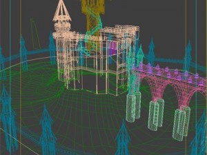 fantasy castle Model 3D