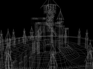 fantasy castle Model 3D