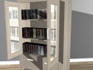 oak cabinet 3D Model