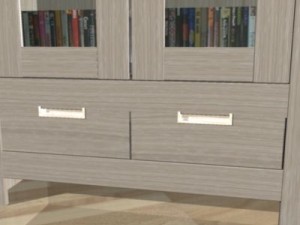 oak cabinet 3D Модель
