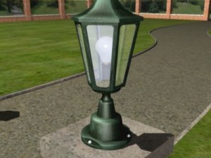 garden coachlight 3D Model