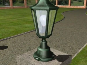 garden coachlight 3D Model