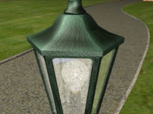 garden coachlight 3D Model