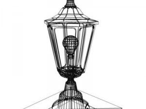 garden coachlight 3D Model