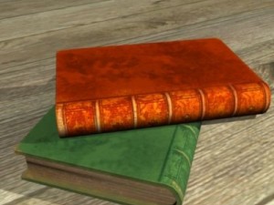 old books 3Dモデル