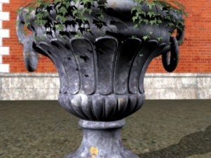 garden urn 3Dモデル