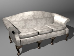 regency chair 3D Model