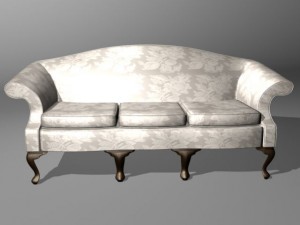 regency chair 3D Модель