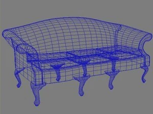 regency chair 3D Model