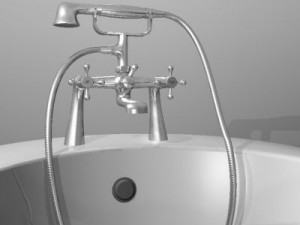 traditional bath tap 3D मॉडल