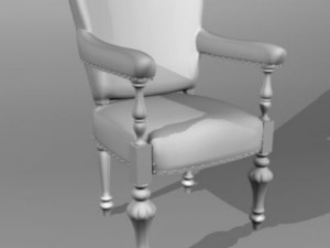 board chair 3D Модель