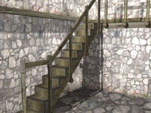 old staircase 3D Model