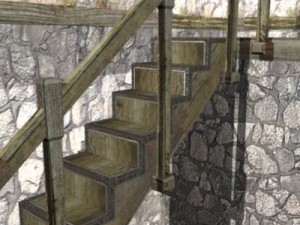 old staircase 3D Model