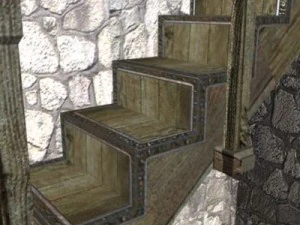 old staircase 3D Model