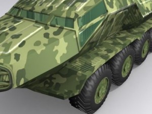 troop carrier 3D Модель