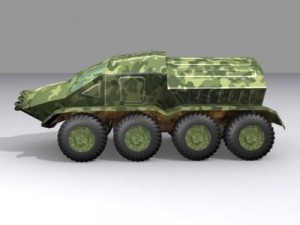 troop carrier 3D Модель