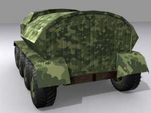 troop carrier 3D Модель