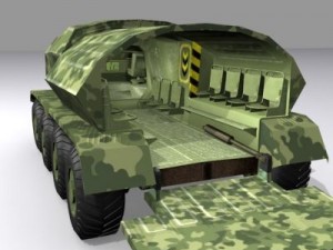 troop carrier 3D Модель