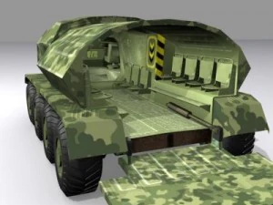 troop carrier 3D Model