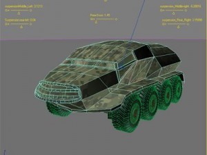 troop carrier 3D Модель
