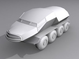troop carrier 3D Модель