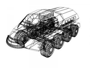 troop carrier 3D Модель