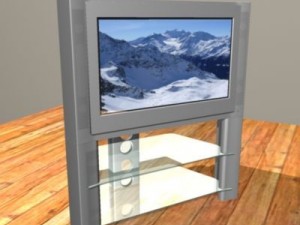 widescreen tv 3D Model