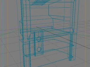 widescreen tv 3D Model